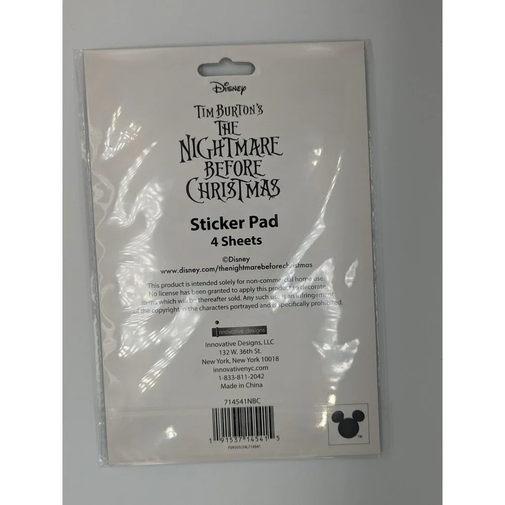The Nightmare Before Christmas Disney Stationery Bundle Lot